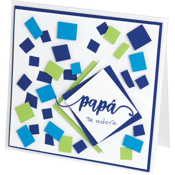 Sizzix Thinlits Dies By Luisa Elena Guillen, Papa y Mama (Dad & Mom)