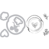 Sizzix Framelits Die & Stamp Set By Katelyn Lizardi, Wax Seal