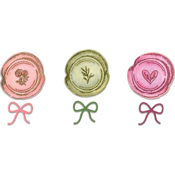 Sizzix Framelits Die & Stamp Set By Katelyn Lizardi, Wax Seal