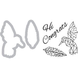 Sizzix Framelits Die & Stamp Set By Jen Long, Fly High