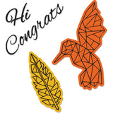 Sizzix Framelits Die & Stamp Set By Jen Long, Fly High