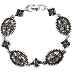 Tim Holtz Assemblage Bracelet, Encrusted Oval W/Fold Over Enclosure (THA20101)