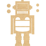 Kaisercraft Beyond The Page MDF Robot Wall Art, 8.75"X17"