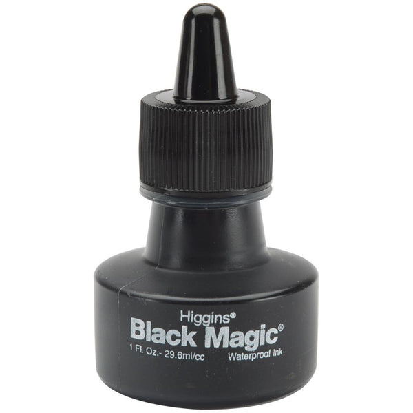 Higgins India Ink Black Magic 1oz,  Black