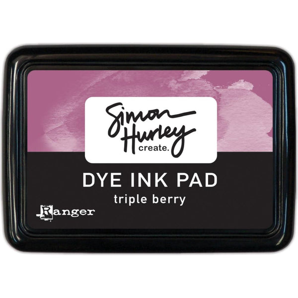 Simon Hurley create. Dye Ink Pad, Triple Berry