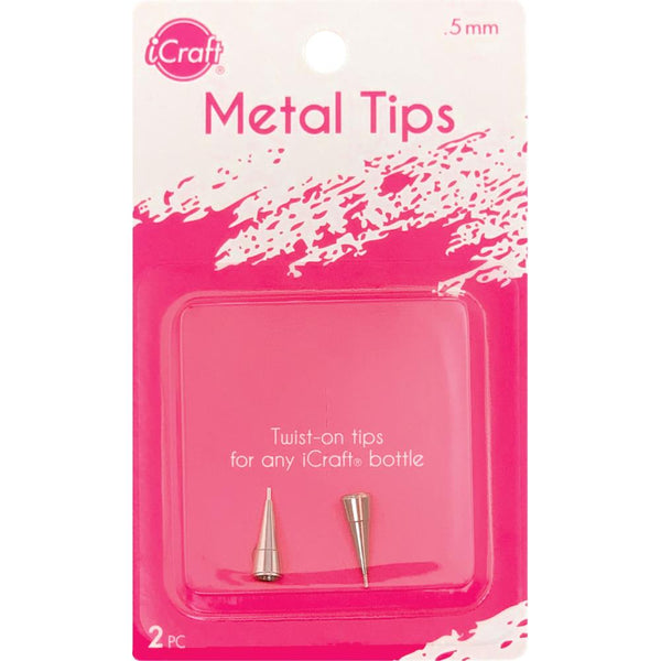 iCraft Metal Tips 2/Pkg, For Liquid Adhesives