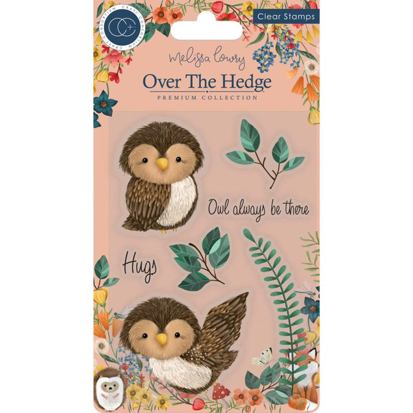 Craft Consortium A5 Clear Stamps, Olivia The Owl