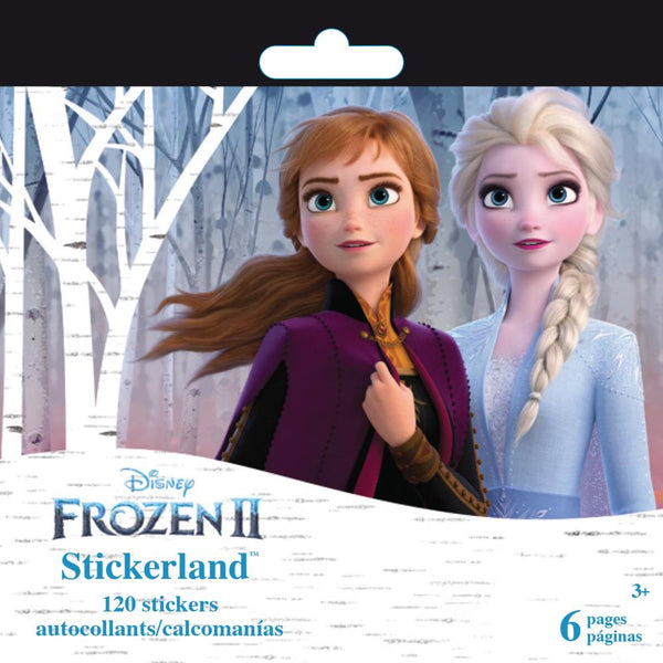 SandyLion Disney Mini Stickerland Pad, Frozen II, 6/Sheets