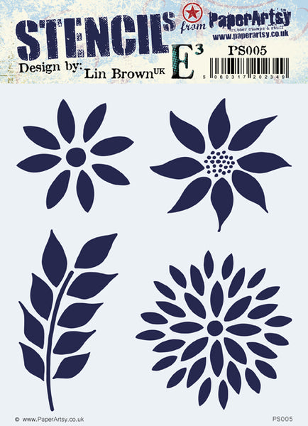 PaperArtsy, PA Stencil PS005, Design by: Lin Brown