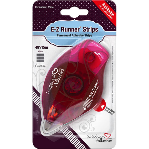 Scrapbook Adhesives E-Z Runner Dispenser, Permanent, 49 FT
