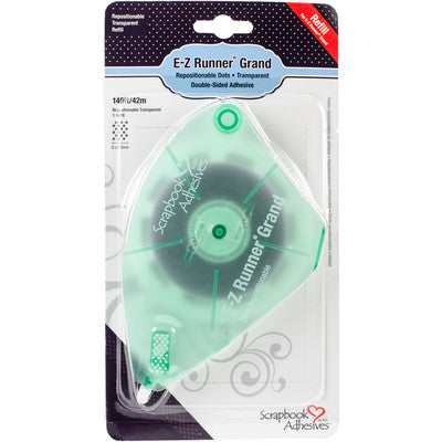 Scrapbook Adhesives E-Z Runner, Grand Refill, 140' Repositionable Dots Cartridge