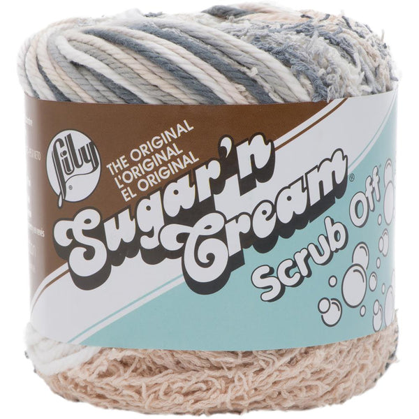 Lily Sugar'n Cream Yarn - Scrub Off, Cream