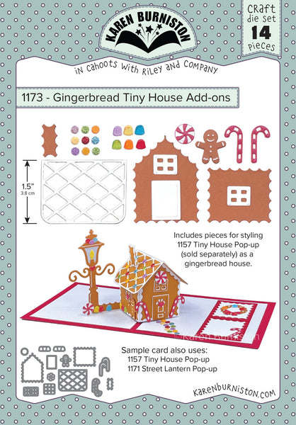 Karen Burniston, Dies, Gingerbread Tiny House  Add-Ons