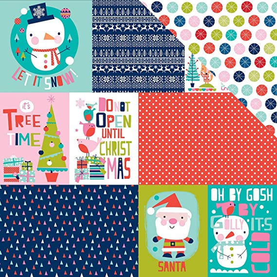 Bella Blvd, Holly Jolly Christmas, Double-Sided Cardstock 12"X12", Daily Details