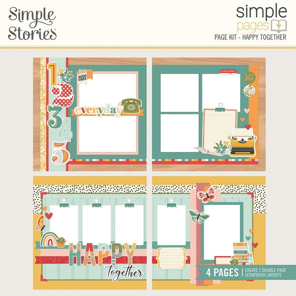 Simple Stories Simple Pages Page Kit, Happy Together