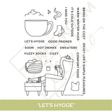 Three Room Studio, "Let's Hygge" Clear Stamp Set