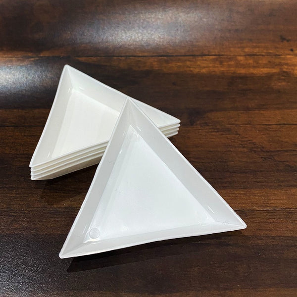 Paper Rose, Triangle Embellishment Trays (5pc)