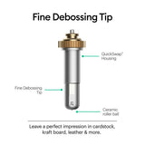 Cricut, Fine Debossing Tip + QuickSwap™ Housing (For Cricut Maker® machines only)