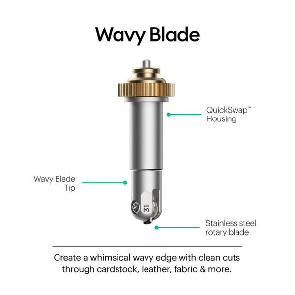Cricut, Wavy Blade + QuickSwap™ Housing (For Cricut  Maker® machines only)