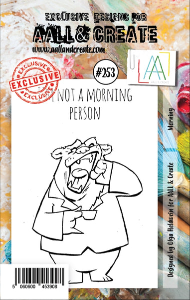 AALL & Create, A7 Clear Stamp, #253, Morning