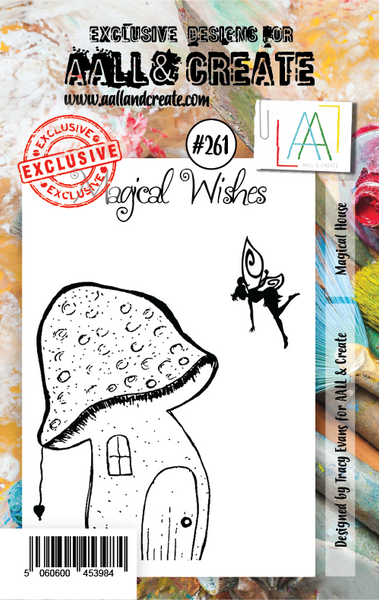 AALL & Create, #261, Magical House, A7 Clear Stamp, Designed by Tracy Evans