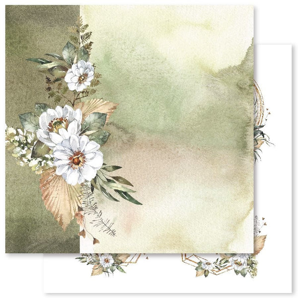 Paper Rose Double-Sided Patterened Paper, 12"x12", Beautiful Savannah - Fauna B