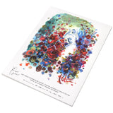 Paper Fashion Hot Press Watercolor Paper Pad 12"X16", 140 lbs, 12 Sheets
