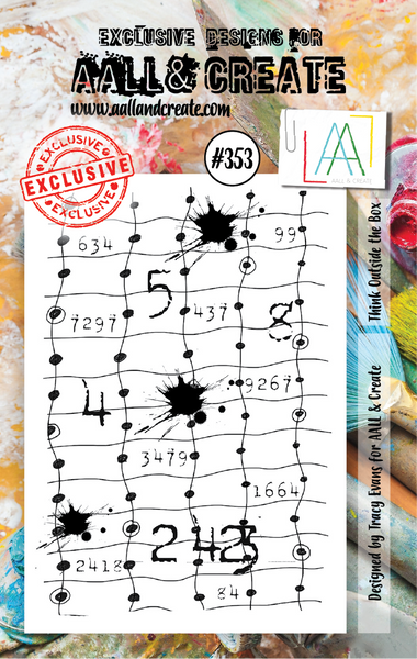 AALL & Create, Think Outside The Box, A7 Clear Stamp, #353