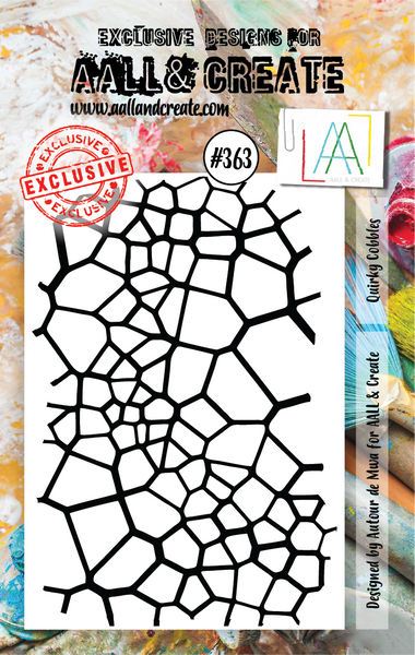 AALL & Create, Quirky Cobbles, A7 Clear Stamp, #363
