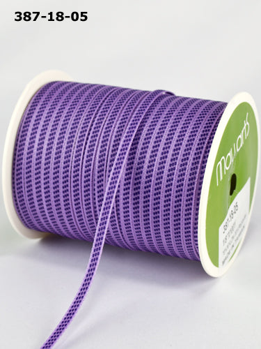 1/8 inch Solid /Center Stitches Ribbon, Lavender/Purple - Scrapbooking Fairies