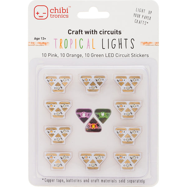 Chibitronics Tropical LED Light Mega Pack - Scrapbooking Fairies