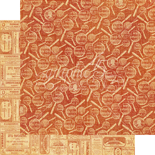 Graphic 45, Master Detective Collection, Double-Sided Cardstock 12"X12", Sinister Secrets