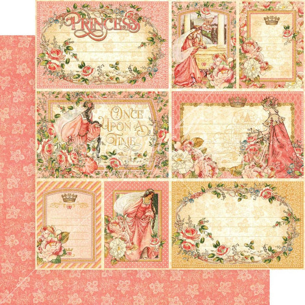 Graphic 45, Princess Double-Sided Cardstock 12"X12", Your Highness