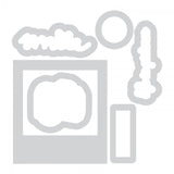 Sizzix Framelits Die Set 6PK w/Stamps - Click Click