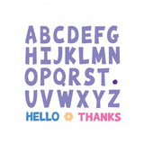 Sizzix Framelits Die Set 14PK w/Stamps by Stephanie Barnard, Alphabet Banners