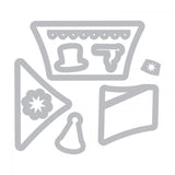 Sizzix Framelits Die Set 9PK w/Stamps - Big Top (Retired)