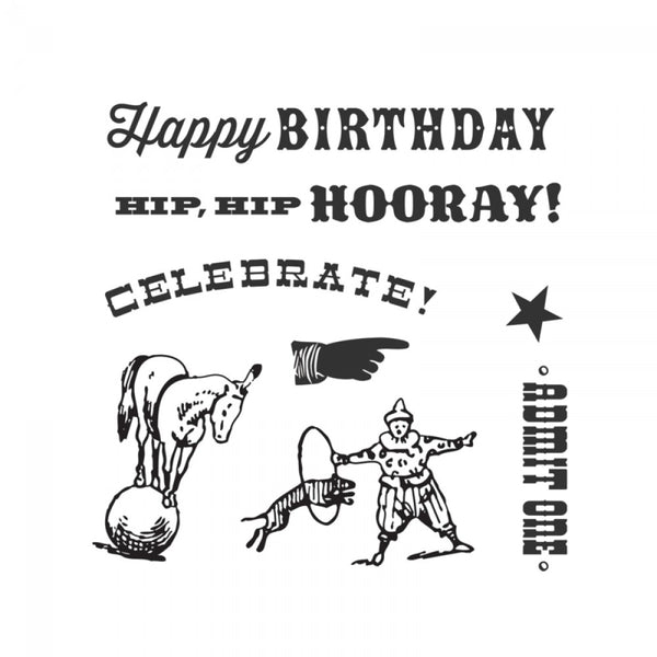 Sizzix Framelits Die Set 9PK w/Stamps - Big Top (Retired)