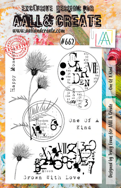 AALL & Create, A5 Clear Stamp by Tracy Evans, One of A Kind, #662
