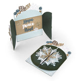 Sizzix Thinlits Dies By Katelyn Lizardi 13/Pkg, Snowflake Card, Flip And Fold