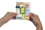 Sizzix - Stephanie Barnard, Framelits Die Set 6PK, Gift Drop-Ins Flip-Its Insert