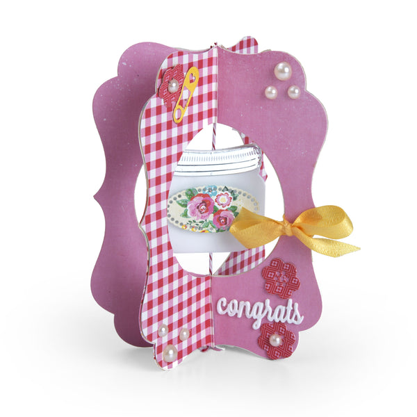 Sizzix Thinlits Dies By Lori Whitlock 11/Pkg, Card, Jar