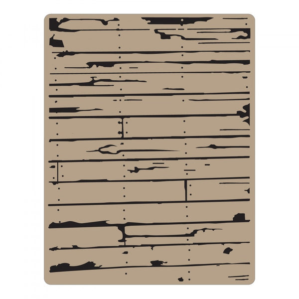 Sizzix Tim Holtz Alterations, Texture Fades Embossing Folder - Wood Planks