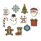 Sizzix, Tim Holtz Alteration, Thinlits Die Set, Mini Christmas Things 11Pk - Scrapbooking Fairies