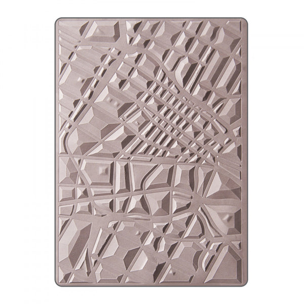 Sizzix 3D Textured Impressions By Lynda Kanase, Map (Retired)