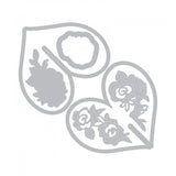 Sizzix, Framelits Die & Stamp Set By David Tutera, Heart Garland