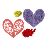 Sizzix, Framelits Die & Stamp Set By David Tutera, Heart Garland