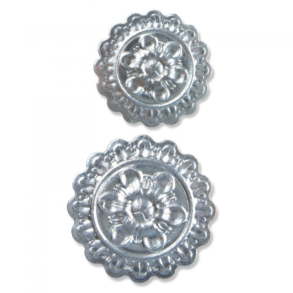 Sizzix 3D Impresslits Embossing Folder By Tim Holtz, Medallion (Retired)