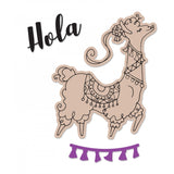 Sizzix Framelits Die & Stamp Set By Katelyn Lizardi, Diva Llama