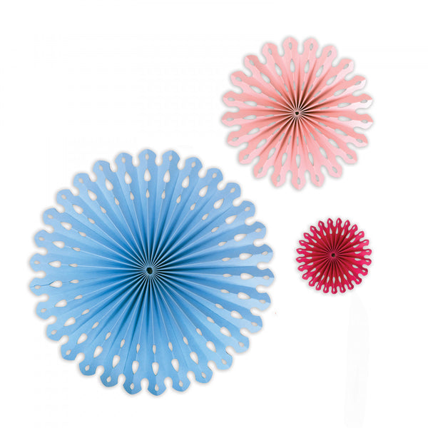 Sizzix Thinlits Dies By David Tutera 2/Pkg, Rosette Fan (Retired)