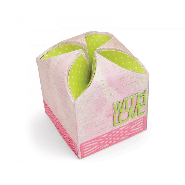 Sizzix Thinlits Dies By Lynda Kanase 6/Pkg, Petal Fold Box
